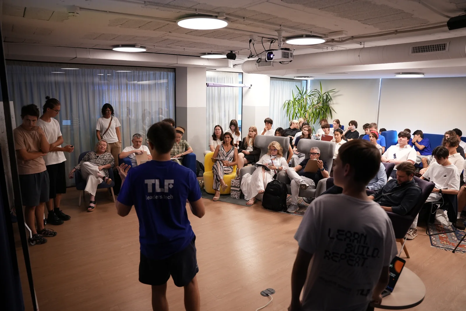 A group activity at Barcelona Camp
